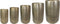 Ter Steege Bloempot Aluminium Goud D 31 cm H 55 cm