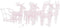 vidaXL - Kerstdecoratie - rendieren - en - slee - 280x28x55 - cm - acryl