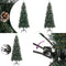 vidaXL Kunstkerstboom - 210 cm - PVC - groen