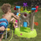 Step2 Waterpark Arcade Waterspeelgoed - Watertafel met Waterrad en Waterspuit en accessoires zoals doelwitten, spinners, bekers en meer - Activiteitentafel voor de tuin