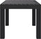 vidaXL - Tuintafel - 59x47x40 - cm - PP - antracietkleurig