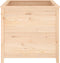 vidaXL - Plantenbak - 82,5x82,5x78 - cm - massief - grenenhout
