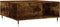 vidaXL - Salontafel - 80x80x36,5 - cm - bewerkt - hout - gerookt - eikenkleurig