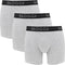 Sloggi Go - Heren Short 3-pack - Brede elastische tailleband - Licht Grijs (3-pack)