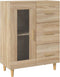 vidaXL - Dressoir - 69,5x34x90 - cm - bewerkt - hout - sonoma - eikenkleurig