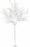 Kerstboom DKD Home Decor Wit Zilverkleurig Metaal Plastic 120 x 120 x 220 cm