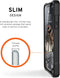 Urban Armor Gear 111721114242 - Backcover - Krasbestendig - Zwart