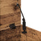 vidaXL - Opslagbox - met - Deksel - Oud - Hout - 60x42x46 - cm - Engineered - Hout