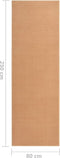 vidaXL - Tapijtloper - 80x250 - cm - BCF - beige