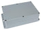 WATERBESTENDIGE ABS-BEHUIZING 222x146x75mm - Montageflens - Donkergrijs
