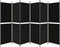 vidaXL - Kamerscherm - met - 6 - panelen - 300x180 - cm - stof - zwart