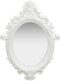 vidaXL - Wandspiegel - kasteel - stijl - 56x76 - cm - wit