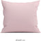 Zohome Kussensloop Satinado - Kussenhoes van 80x80 cm - Set van 2 stuks - 100% Katoen-Satijn - Roze