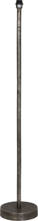 Light & Living Vloerlamp UNDAI - Metaal - 25,5 x 25,5 x 140 cm - Donker Ruw Nikkel