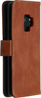 iMoshion Hoesje Geschikt voor Samsung Galaxy S9 Hoesje Met Pasjeshouder - iMoshion Luxe Bookcase - Bruin