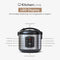 KitchenLove Rijstkoker 0.8L - Multicooker - Stoomfunctie - Zwart RVS