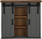 vidaXL - Hangkast - HALDEN - 2 - schuifdeuren - 75x22,5x70 - cm - grenenhout - grijs