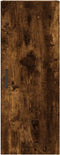 vidaXL - Hangkast - 34,5x34x90 - cm - gerookt - eikenkleurig