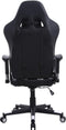 Gamestoel Tornado bureaustoel - ergonomisch verstelbaar - racing gaming stoel - zwart wit