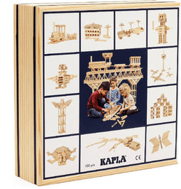 KAPLA - KAPLA Kleur - Constructiespeelgoed - 100 plankjes (100 stuks)