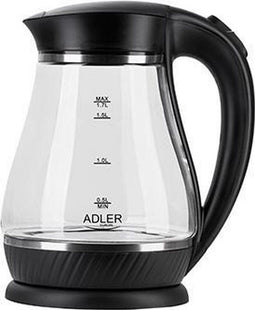 Adler AD 1274 B - Waterkoker 1,7L 2200W - Automatische uitschakeling - Zwart