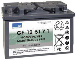Exide Dryfit GF12051Y1 - Loodbatterij 12V 51000 mAh - A-pool
