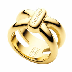 Tommy Hilfiger 2700326B - Ring Dames - Gouden - Maat 12