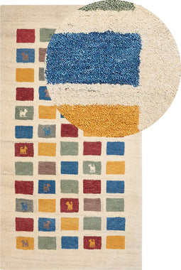 MURATLI - Modern vloerkleed - Multicolor - 80 x 150 cm - Wol