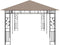 vidaXL - Prieel - met - klamboe - 180 - g/m² - 6x3x2,73 - m - taupe