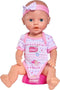 Simba New Born - Babypop - 43 cm - drink en plasfunctie - roze