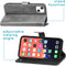 iMoshion Hoesje Geschikt voor iPhone 13 Mini Hoesje - iMoshion Luxe Bookcase - Grijs