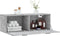 vidaXL - Wandkast - 100x36,5x35 - cm - bewerkt - hout - betongrijs