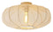 Plafonnire Noel - Plafondlamp - Ronde lampenkap - Zand 40 x 21 cm