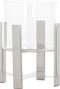 Richmond Windlicht Tiko Zilver - 27x20 CM