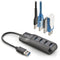 NGS PORT 3.0 - USB Hub - 4x USB 3.2 Gen 1 - Zwart