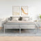 vidaXL - Nachtkastjes - 2 - st - met - 2 - lades - 40x36x50 - cm - betongrijs