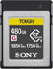 Sony CFexpress Type B - Geheugenkaart 480GB - Lezen 1850MB/s Schrijven 1750MB/s