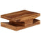vidaXL - Salontafel - 90x60x30 - cm - massief - sheeshamhout