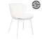 KICK Lot - Tuinstoel - Comfortabel modern design - Wit (6 stuks)
