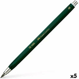 Vulpotlood Faber-Castell Tk 9400 3 Groen (5 Stuks)