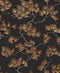 DUTCH WALLCOVERINGS Behang Pine Tree zwart en goudkleurig