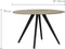 Light & Living Eettafel Magnifera - Hout/Zwart - Ø120cm - Modern,Landelijk