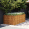 vidaXL - Plantenbak - verhoogd - 196x100x69 - cm - cortenstaal