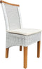 SVJ Eetkamerstoelen - 54x47x97 cm - Rotan - Wit - Set van 6