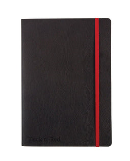 Notitieboek Oxford Black n' Red A5 business journal 72vel lijn | 5 stuks