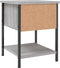 vidaXL - Nachtkastjes - 2 - st - 34x35,5x45 - cm - bewerkt - hout - grijs - sonoma - eiken