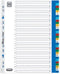 Elba tabbladen set 1-12 formaat A4