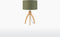GOOD&MOJO Tafellamp Annapurna - Groen/Bamboe - Ø36cm - Scandinavisch,Bohemian