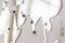 MiMi Innovations® Luxe Spiegel Wereldkaart - Muurdecoratie - Wanddecoratie - Muursticker - 130x78 cm/51.2x30.8 inch - Spiegel