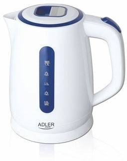 Adler AD 1234 - Waterkoker 1.7L 2200W - Automatische uitschakeling 360 graden draaibaar - Wit